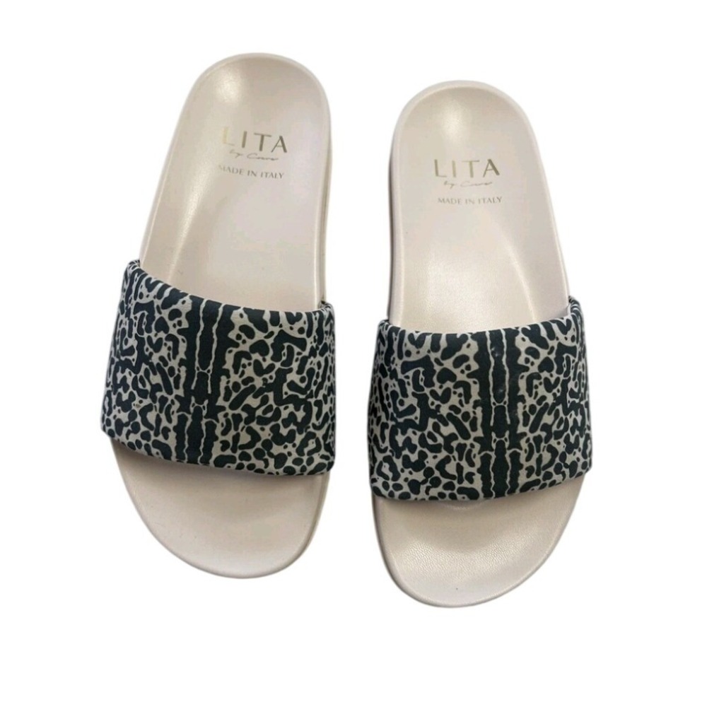 Lita By Ciara King Cheetah Print Slides‎